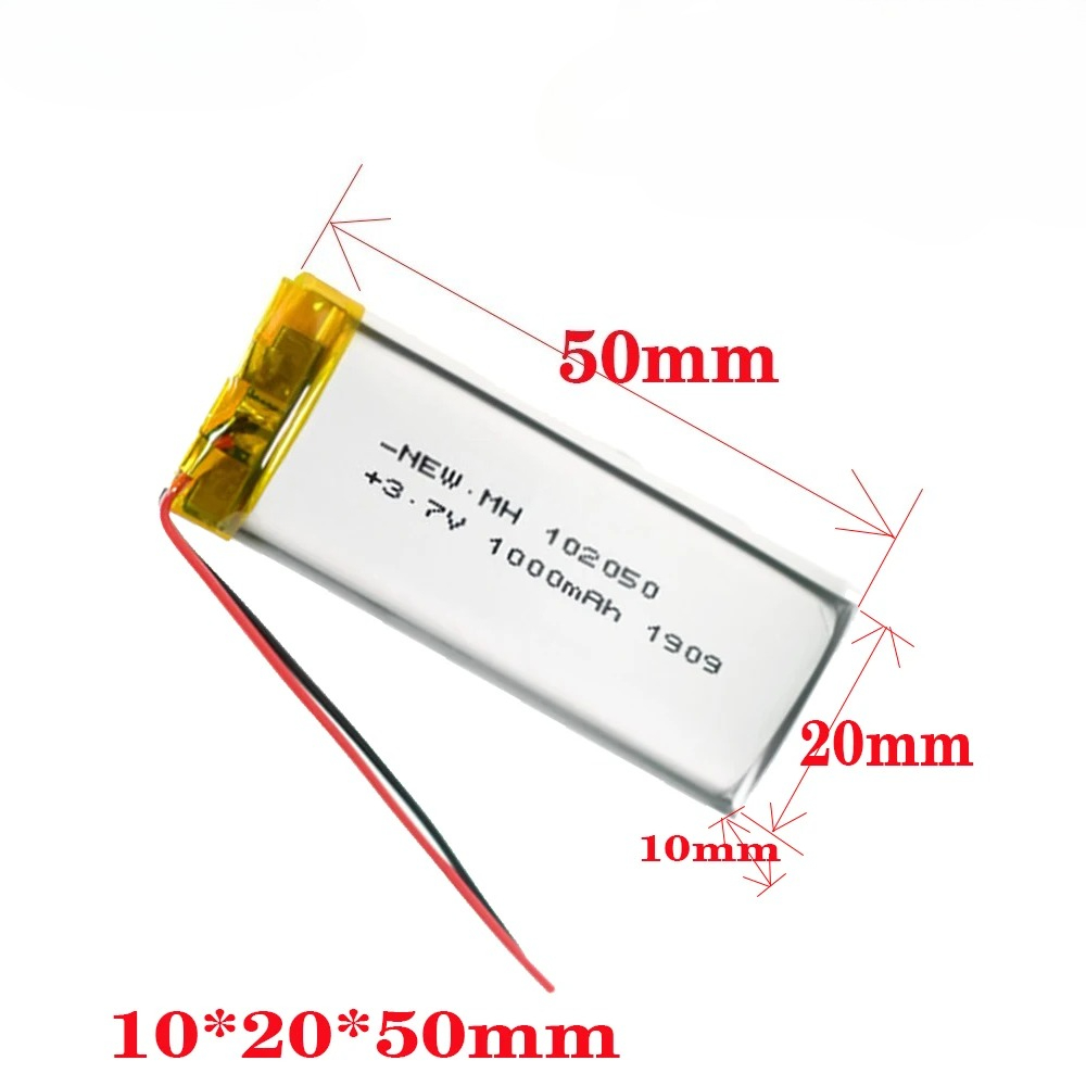 Eachine Drone E58 - 3.7V 1000mAh 102050 Li-Po Pil Bluetooth